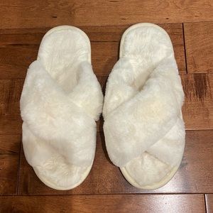 White slippers
